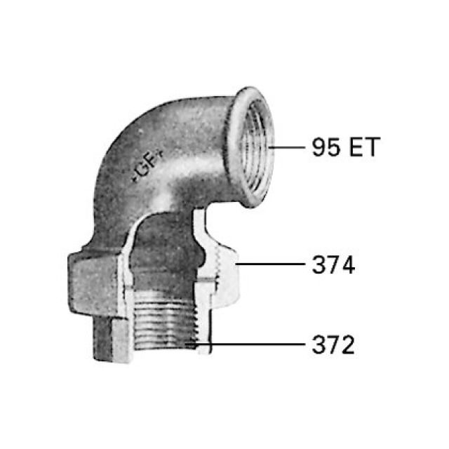 gomito a sede piana
NERO 95
1 1/2 - 2 1/4"