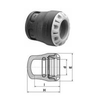 Plasson Serie 1, innesto-Tappo terminale 1012