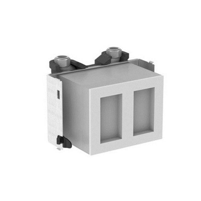 GIS Placca di montaggio 461.162
2 collegamenti idrici per
contatore dell'acqua compatto
valvola d'intercettazione JRG
LegioStop
TEAM-NR: 871508.000.000