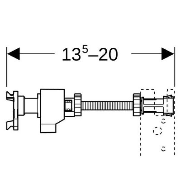 DUOFIX set ancoraggi a parete
per montaggio senza e con binario