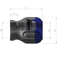 Isiflo Sprint collegamento ad innesto con filetto interno tipo 315, 316