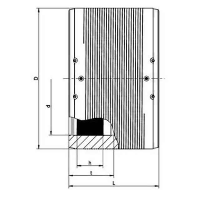 FRIALEN manicotto senza arres.
616285   SDR7.4   PN25  250MM