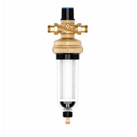 JRGURED Combi Hauswasserstation
DN32, O. Verschraubungen G11/2"
mit KS-Filterbecher
Werkseinstellung 4 bar
Rotguss