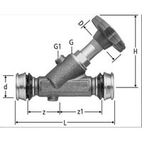Optiflex-Flowpress-Valvola inclinata, 86510
