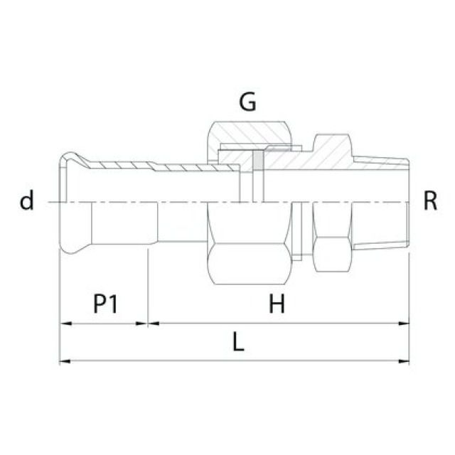 Profitec PressSteel
Press-Verschraubung mit AG
1/2"-15mm