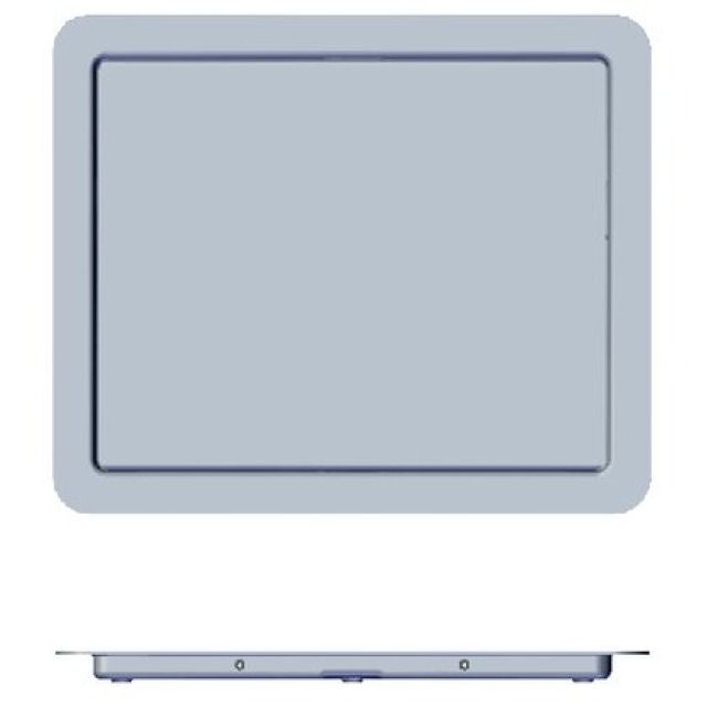 RN-ABDECKPL. ZU UP-BOX DOPPEL
70027.21, EDELSTAHL GEB.