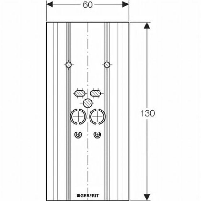 GIS pannello per lavabo
rubinetto monoforo 461.074