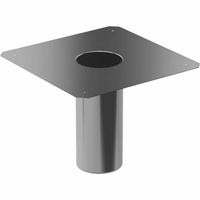 Flangia Geberit per scarichi a pavimento 13 x 13 cm, pedonabile