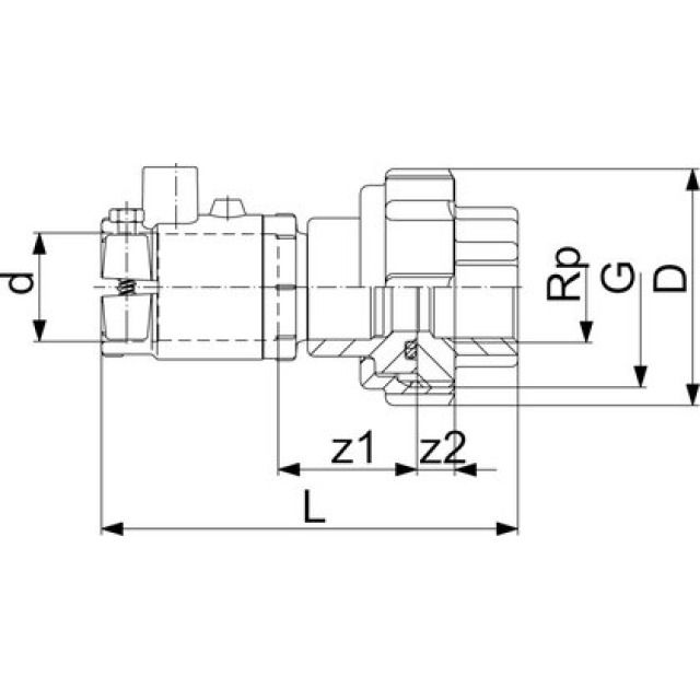 GF INSTAFLEX bocch. el. sal.
filetto femmina 6226
20 mm - 1/2"