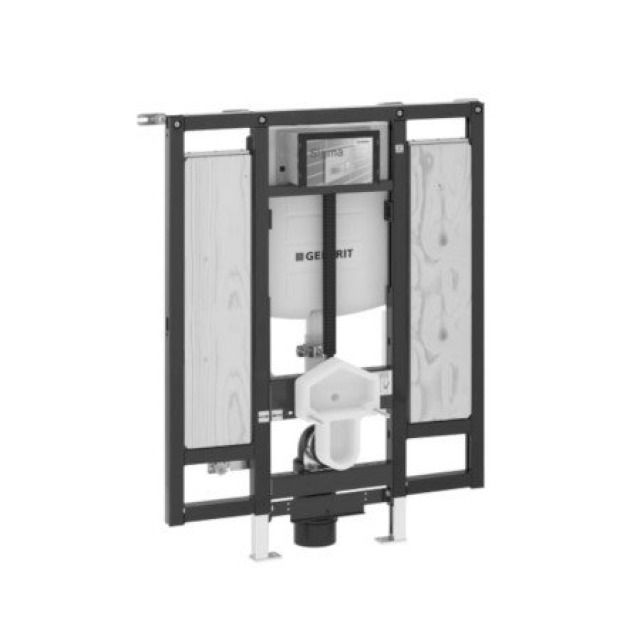 DUOFIX Elemento per WC sospeso
maniglie d.appog. e d.supporto
larghezza 88 CM, 111.904