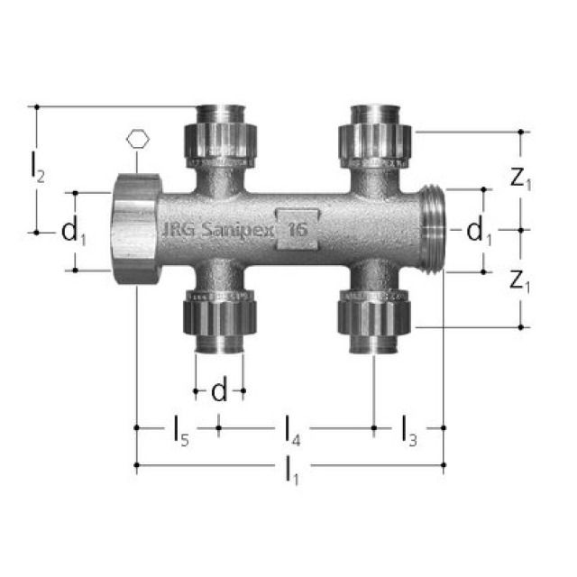 SANIPEX distributore doppio
5419.212
12 mm