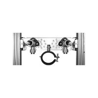 5458, JRG Sanipex, Placchetta portavalvole per profilo GIS a gruppo lavabo