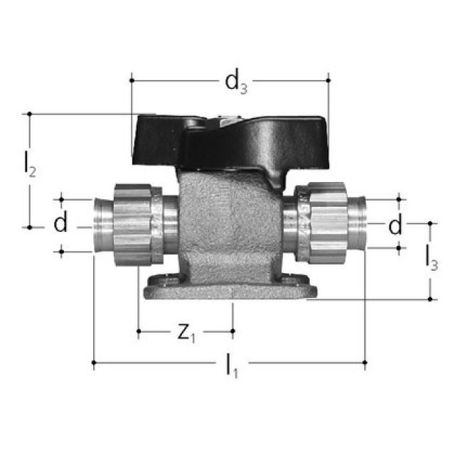 SANIPEX rubinetto d'arresto
5437.012
12 mm
