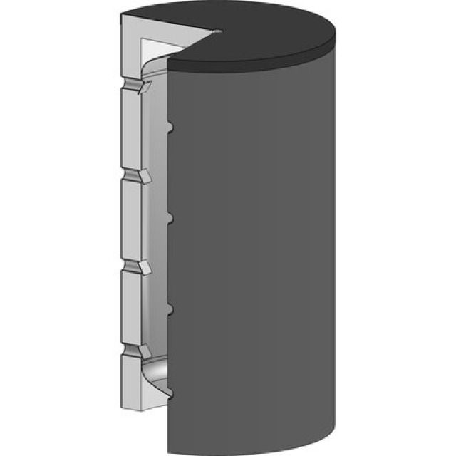 PSM 600 - 60 mm - SILBER
Isolamento in schiuma fisso