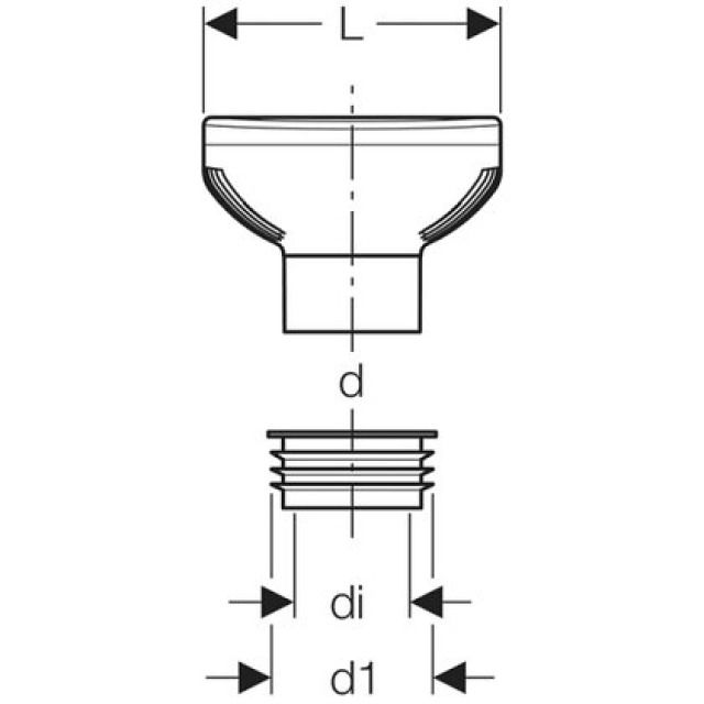 GEBERIT valvola ventilazione
GRB 90 310.007
d 75 - 90 - 99.5