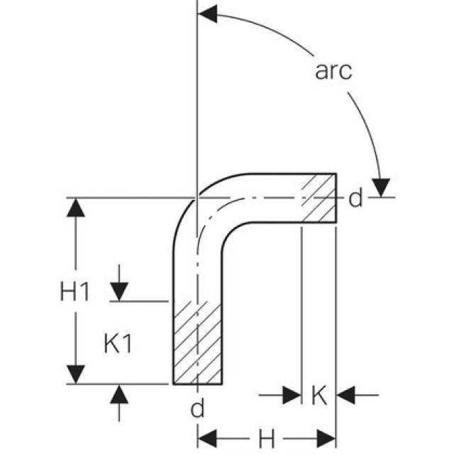 MPF-S tubo ricurvo 90°
30089
d 76
