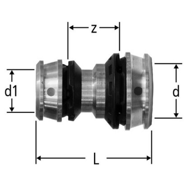 OPTIFLEX FLOWPRESS
KUPPLUNG 84236.25 25x16 MM