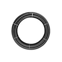 Tubo MDPE con striscia blu, in rotoli, PN10