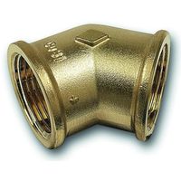 +GF+ Gomito 45°, 8120, bronzo al silicio