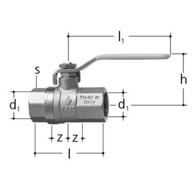 JRG rubinetto a sfera per gas
6022.240
1/2"