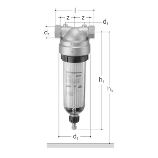 JRG filtro micrometrico PN 16
1830.560     1 1/2"