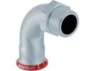 Curva 90° Mapress acciaio-C con filetto maschio