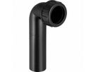 Geberit PE-HD. Curva d'allacciamento 90° con terminale a premistoppa