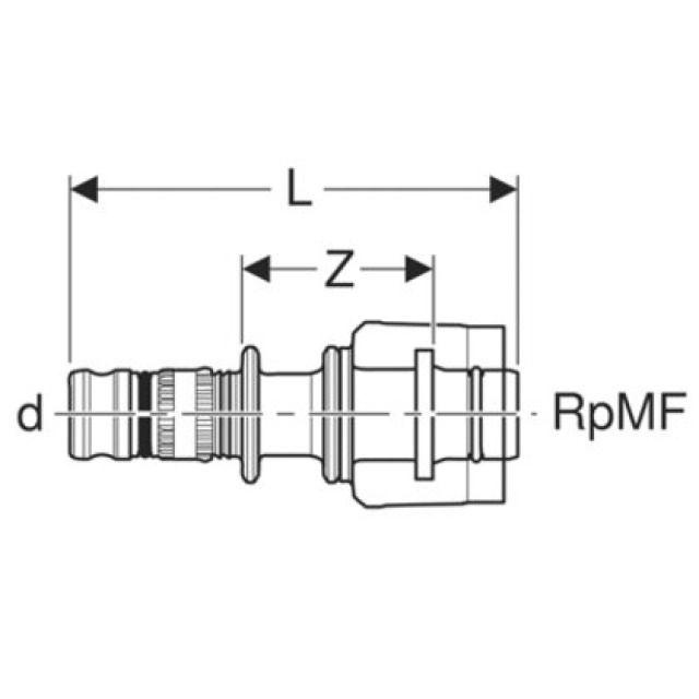 MEPLA raccordo dritto MasterFix
621.451                16-MF20