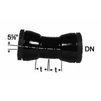 vonRoll, Curva con 2 innesti a vite, 5°, 2326A.5