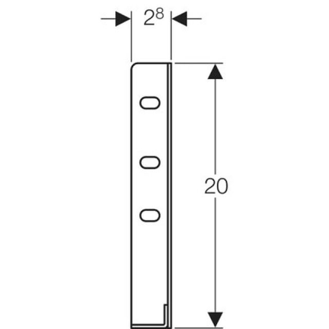 GIS accessorio per irrigidire
pareti 461.660