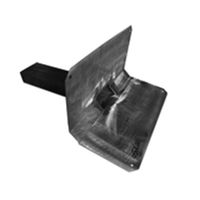 Troppopieno 2 x 45°, con piano piegato