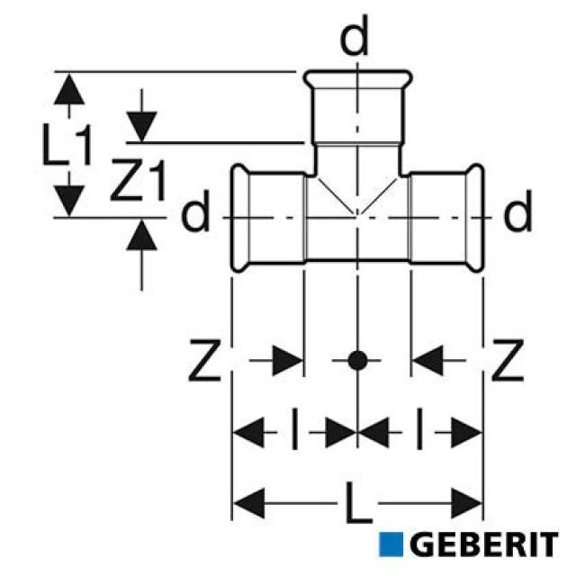 Geberit Mapress Therm
Tee uguale: d=35