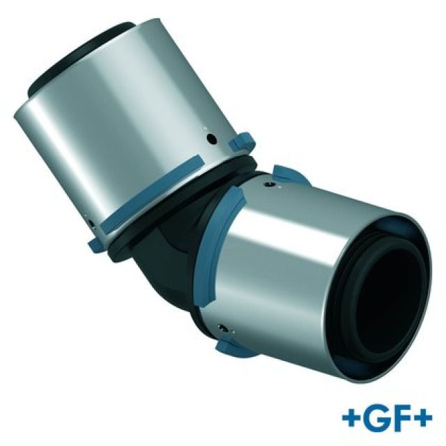 GF Uponor S-Press
Gomito intermedio 45° PPSU 75-75