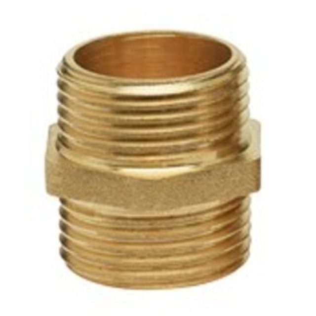 nipplo doppio ottone esago.
6.028     3/8"