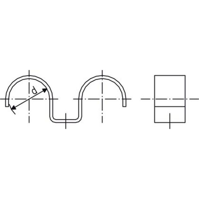 GF INSTAFLEX staffa doppia
3915     16 mm