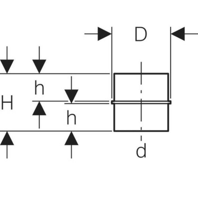 GEBERIT colletto di fissaggio
366.772
d 90