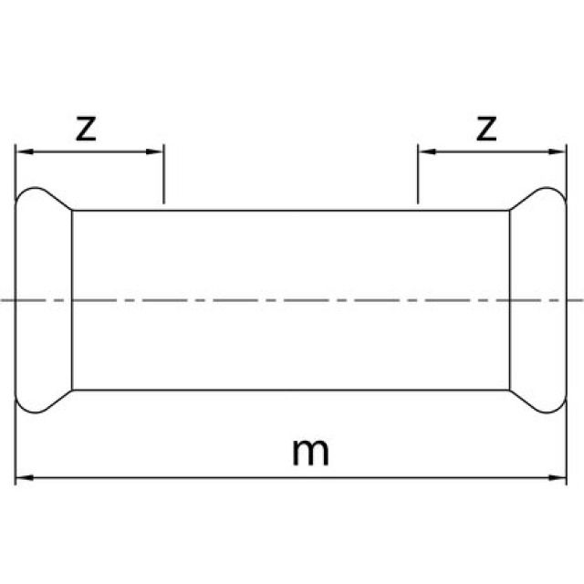 PROFITEC PRESSINOX - FIG. 2
MANICOTTO PASSANTE 15 MM