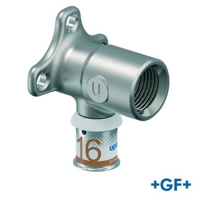 GF Uponor S-Press
Gomito flangiato F L 16-Rp1/2"FT