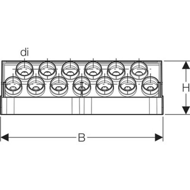 PFIT cassetta da cassaforma
multipla 651.401