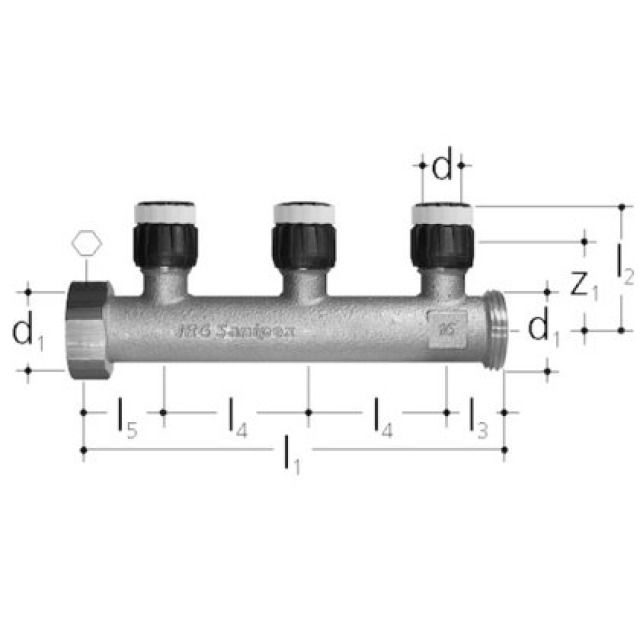 SANIPEX MT distributore 3 par.
4640.320
20 mm