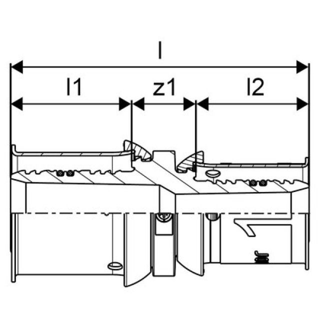 GF Uponor S-Press
Intermedio ridotto PPSU 32-25