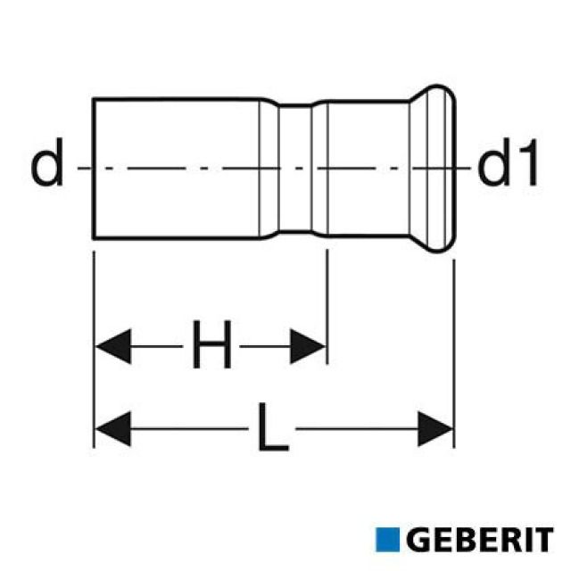 Geberit Mapress Therm
Riduzione term maschio
d=35, d1=28