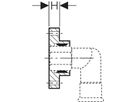 Geberit Mapress Fissaggio, per gomito misto 90°