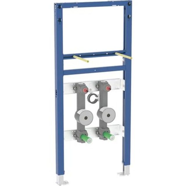 Elemento per lavabo Geberit Duofix 112
rubinetto monoforo
con due collegamenti idrici
per contatore dell'acqua
valvola d'intercettazione ad
incasso JRG LegioStop - e raccordo a T 90°