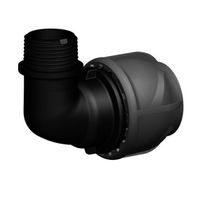 iJOINT, Gomito a 90° con derivazione filettata maschio