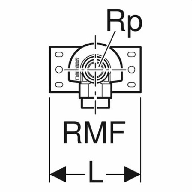 MEPLA set MeplaFix placca
dritta curva singola 632.861
d 20 - 1/2"