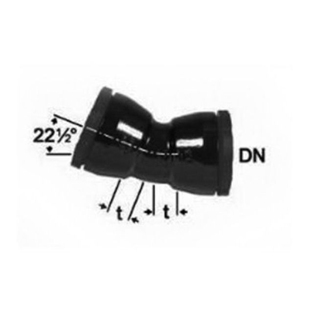 VR curva 22° vite
2 innesti vite DUCPUR 2324a.22
DN 250