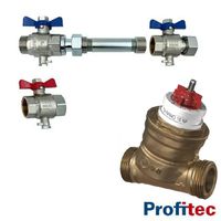 Set di contatori di calore Profitec orizzontale incl. IMI TA Nano