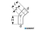 Geberit Mapress Therm Curva con terminale maschio 45°