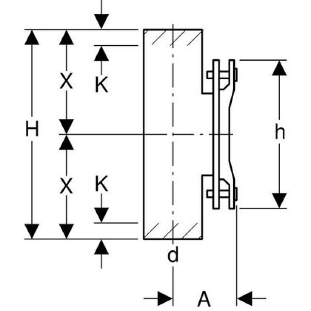 GEBERIT pezzo d'ispezione
369.454
d 160